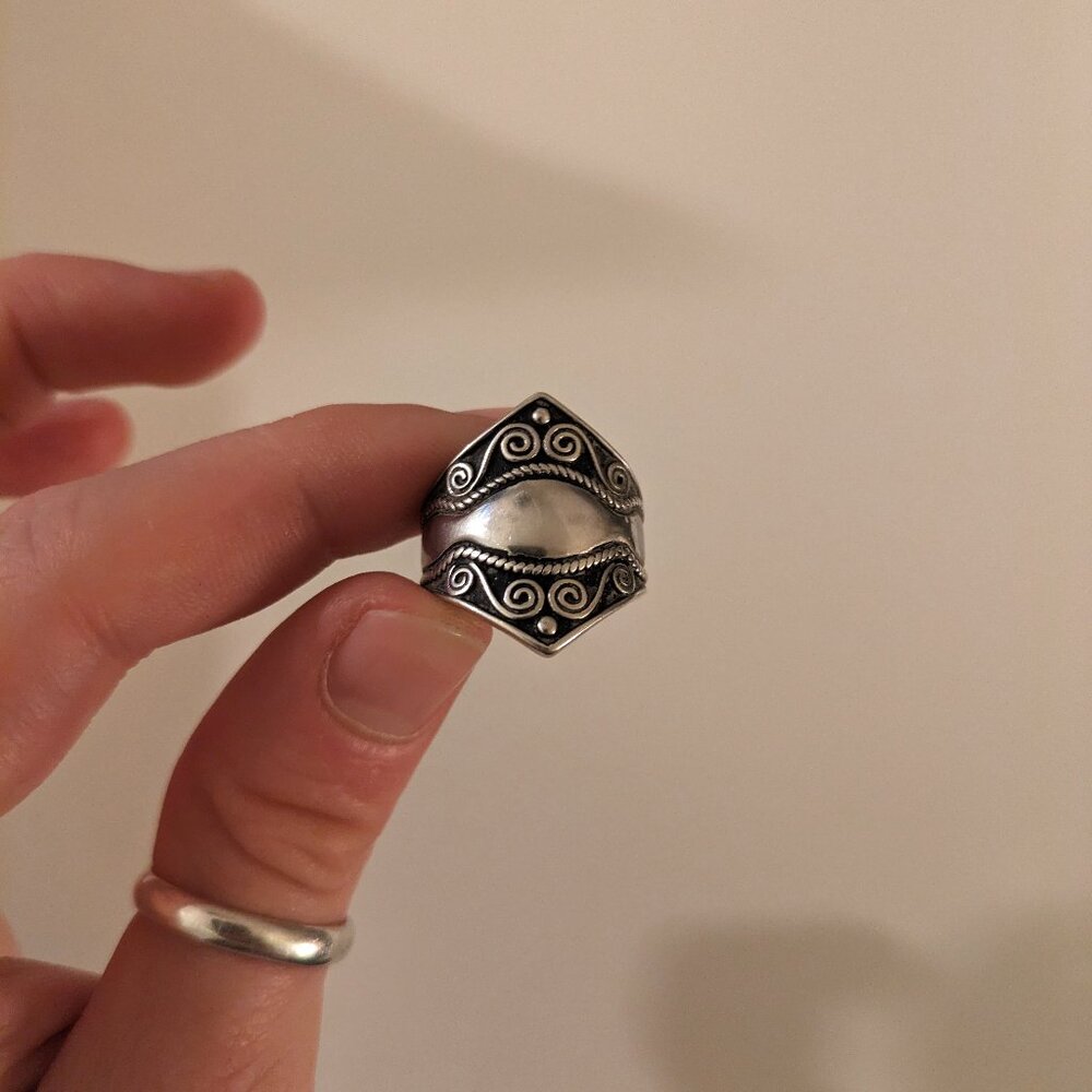Sterling Silver Bohemian Style Ring